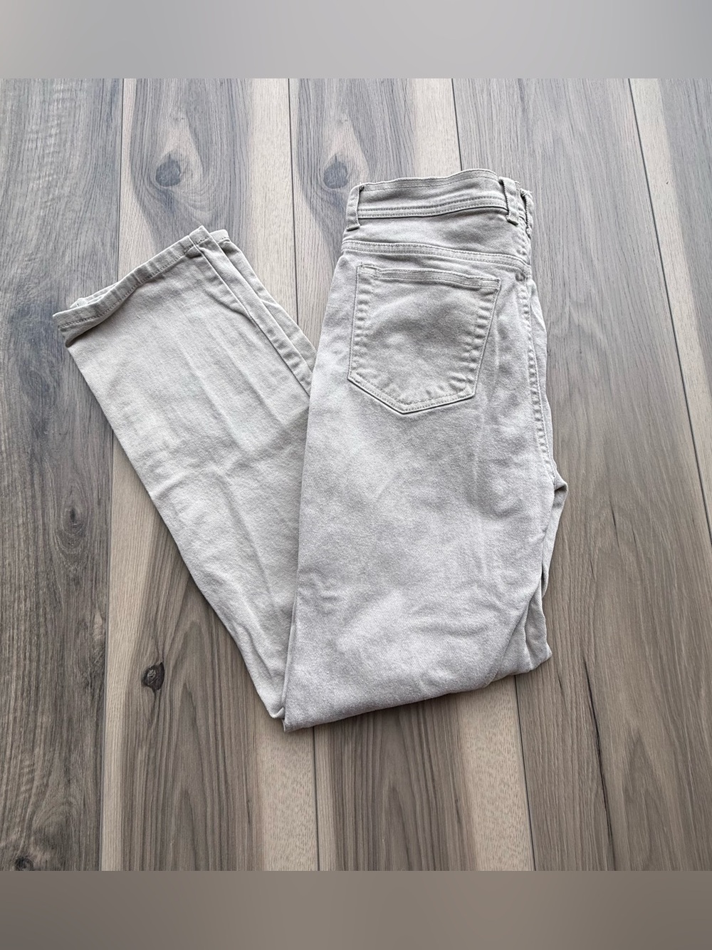 Gloria Vanderbilt Straight Leg Beige Khaki Women Jeans size 10 medium
